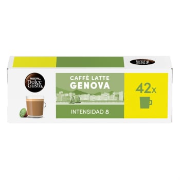 Café cápsulas latte Génova Nescafé Dolce Gusto 42 ud.
