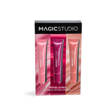 Bálsamos labial con color y péptidos Magic Studio 3 ud.