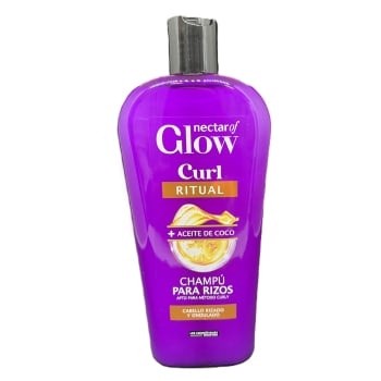 Champú para rizos ritual curly Nectar of Glow Les Cosmétiques 400 ml.
