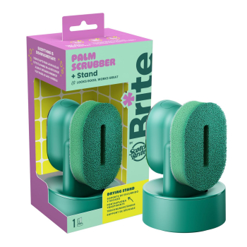 Estropajo No Raya con Soporte Dosificador SCOTCH BRITE Brite - Verde