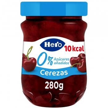 Confitura cerezas sin azucares añadidos Diet Hero 280 g.