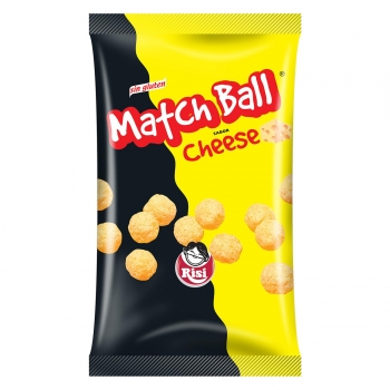 Bolitas de maíz sabor queso Match ball Risi sin gluten 105 g.