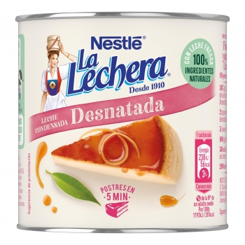 Leche condensada desnatada Nestlé La Lechera 387 g.