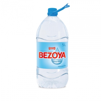 Agua mineral Bezoya natural 5 l.