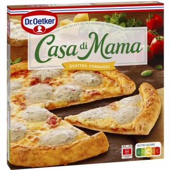 Pizza quattro formaggi Casa di Mama Dr. Oetker 410 g.