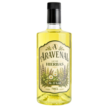 Licor de hierbas Aravenal 70 cl.