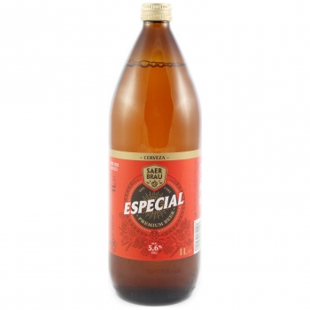 Cerveza especial Carrefour botella 1 l.