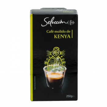 Café molido natural Kenya Carrefour Selección 250 g.