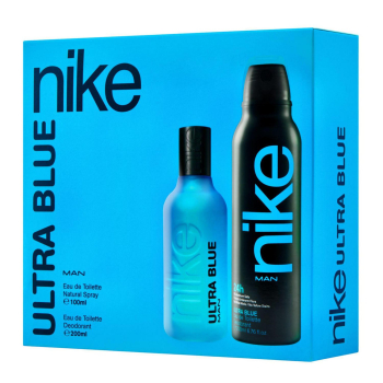 Estuche Nike Ultra Blue Man: agua de colonia 100 ml y desodorante 200 ml.