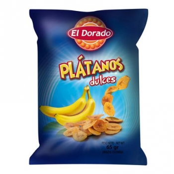 Snack de plátano dulce El Dorado 100 g.