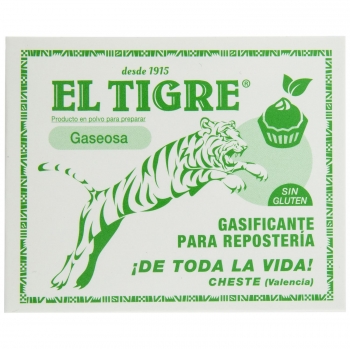 Gaseosa El Tigre sin gluten sin lactosa en sobres 33 cl.