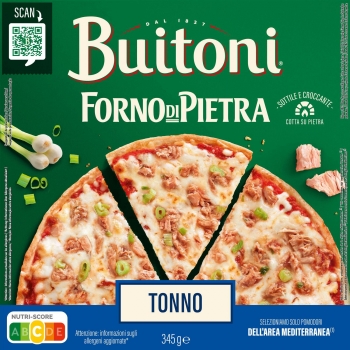 Pizza de atún fina y crujiente Forno di Pietra Buitoni 345 g.