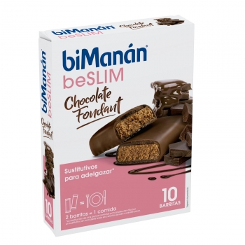 Barritas de chocolate fondant Bimanán 10 ud.