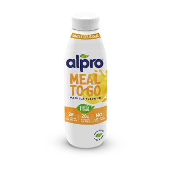 Bebida de soja con avena con sabor a vainilla Alpro sin lactosa 500 ml.
