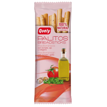 Palitos de pan con tomate, ajo y orégano Quely 50 g.