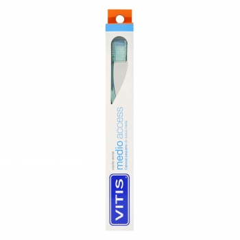 Cepillo dental cabezal pequeño medio Vitis 1 ud.