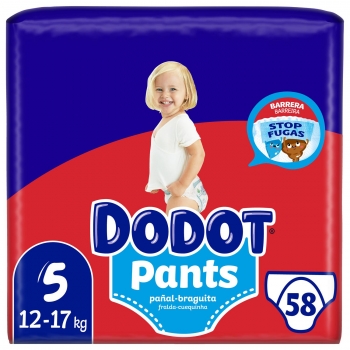 Pants Dodot T5 (12-17 kg) 58 ud.