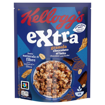 Granola crujiente con chocolate Extra Kellogg's doy pack 375 g.