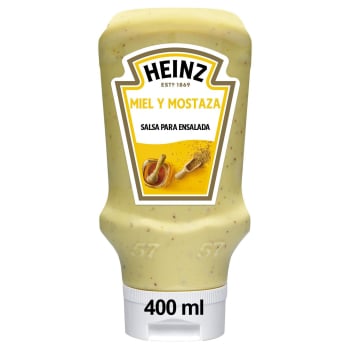 Salsa miel y mostaza Heinz envase 400 ml.