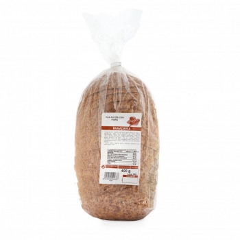 Pan payés con fibra rebanado 400 g