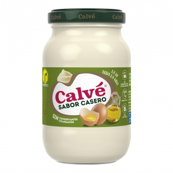 Mayonesa sabor casero Calvé sin lactosa tarro 210 ml.