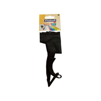 Bozal de nylon para perro negro Vitakraft 10 Cm