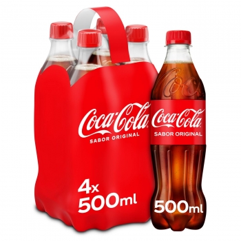 Coca Cola pack 4 botellas 50 cl.
