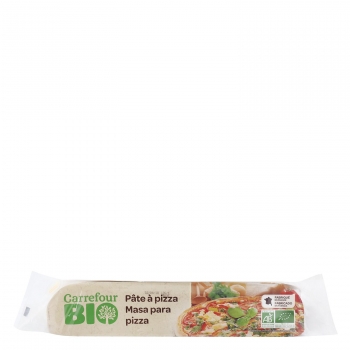 Masa pizza ecológica Carrefour Bio 260 g.