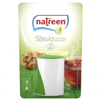 Edulcorante Stevia comprimidos Natreen 120 ud.