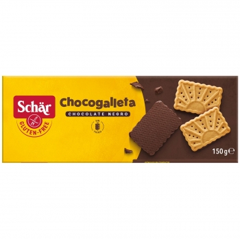Galletas con chocolate Schär sin gluten 150 g.