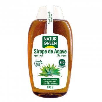 Sirope de agave ecológico Naturgreen sin gluten 690 g.