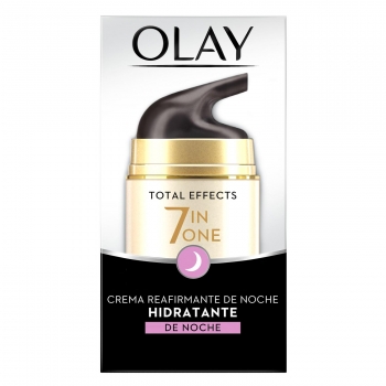 Crema reafirmante de noche anti-edad Total Effects 7 en 1 Olay 50 ml.