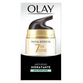 Crema de día anti-edad hidratante sin perfume Total Effects 7 en 1 Olay 50 ml.