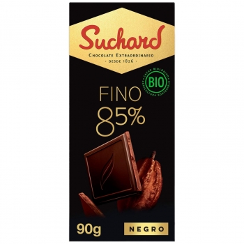 Chocolate negro 85% ecológico Suchard 90 g.