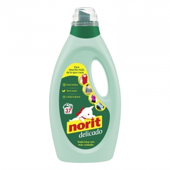 Detergente líquido prendas delicadas Norit 37 lavados.