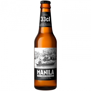 Cerveza San Miguel Manila india pale lager botella 33 cl.