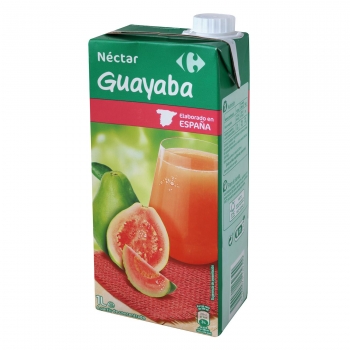 Néctar de guayaba Carrefour brik 1 l.