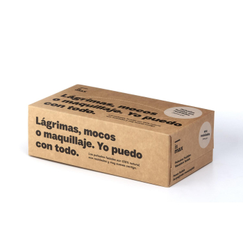 Pañuelos faciales de papel eco-reciclado Ismax caja de 150 ud.