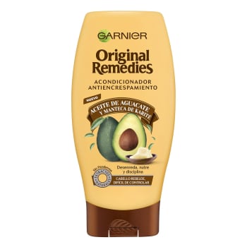 Acondicionador antiencrespamiento con aceite de aguacate Original Remedies 250 ml.