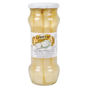 Espárragos blancos extra 6/9 Celorrio 205 g.