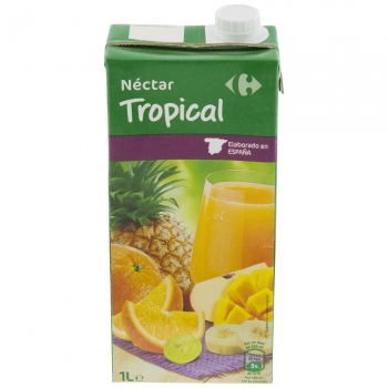 Néctar tropical Carrefour brik 1 l.