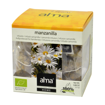 Manzanilla ecológica en bolsitas Alma 15 ud.