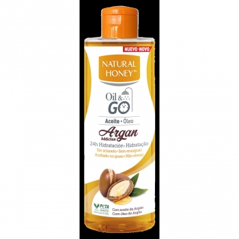 Aceite corporal hidratante de argán Oil&Go Natural Honey 300 ml.
