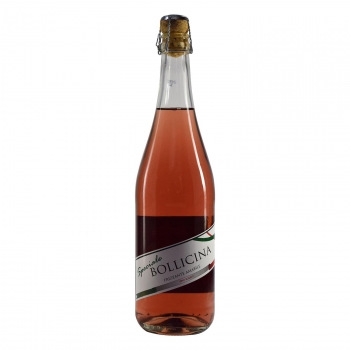 Vino frizzante amabile rosado Bollicina 75 cl.