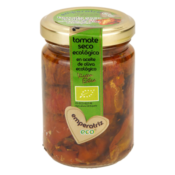 Tomate seco ecológico en aceite de oliva Emperatriz 155 g.