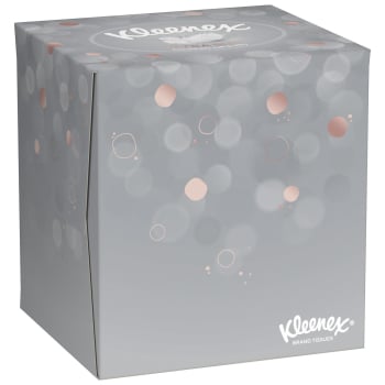 Pañuelos faciales cubo Ultrasoft Kleenex caja de 48 ud.
