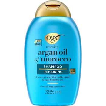 Champú aceite de argán de Marruecos para cabellos secos y dañados OGX 385 ml.