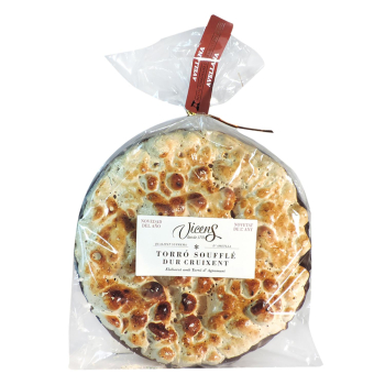 Turrón duro de soufflé crujiente Vicens 200 g.