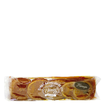 Turrón de yema con naranja Vicens 300 g.