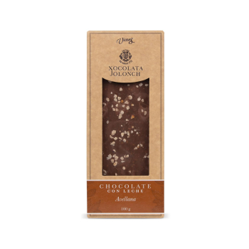 Chocolate praliné con avellanas Vicens 100 g.